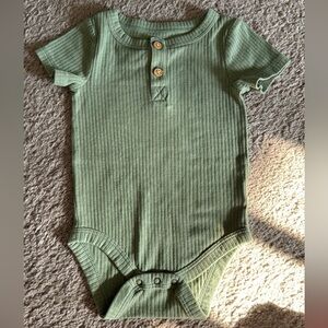 Cat & Jack Sage Ribbed Baby Bodysuit